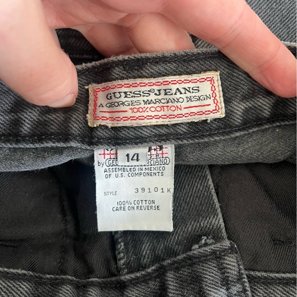 VINTAGE GUESS 90s Georges Marciano High Waisted Straight Leg Mom Jeans - Picture 10 of 13